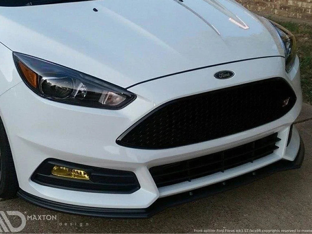 Maxton Design Front Splitter V.1 Focus ST MK3 Facelift Model