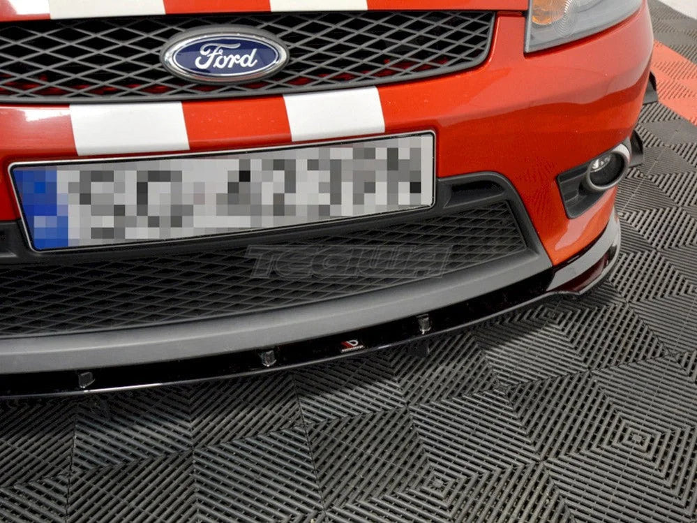 Maxton Design Front Splitter V.1 Ford Fiesta MK 6 St zetec S 09-07