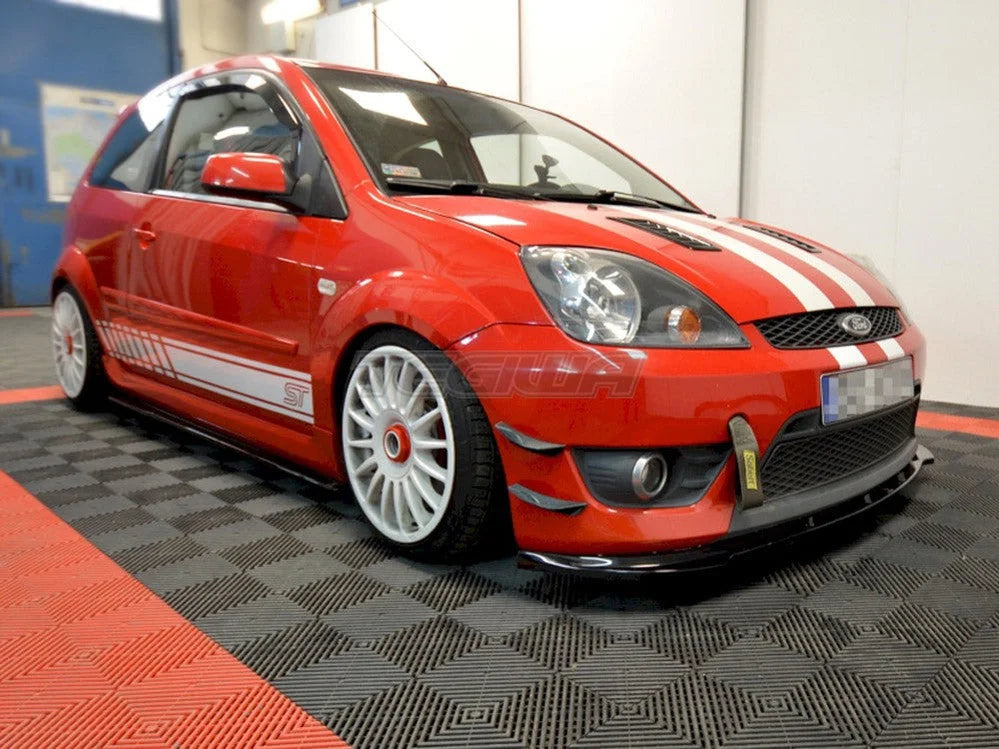 Maxton Design Front Splitter V.1 Ford Fiesta MK 6 St zetec S 09-07