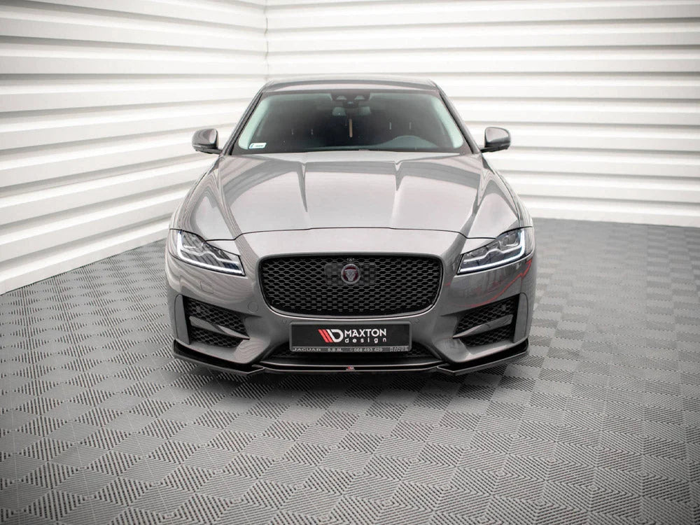 Maxton Design Front Splitter V.1 Jaguar XF R-sport MK2 15-20