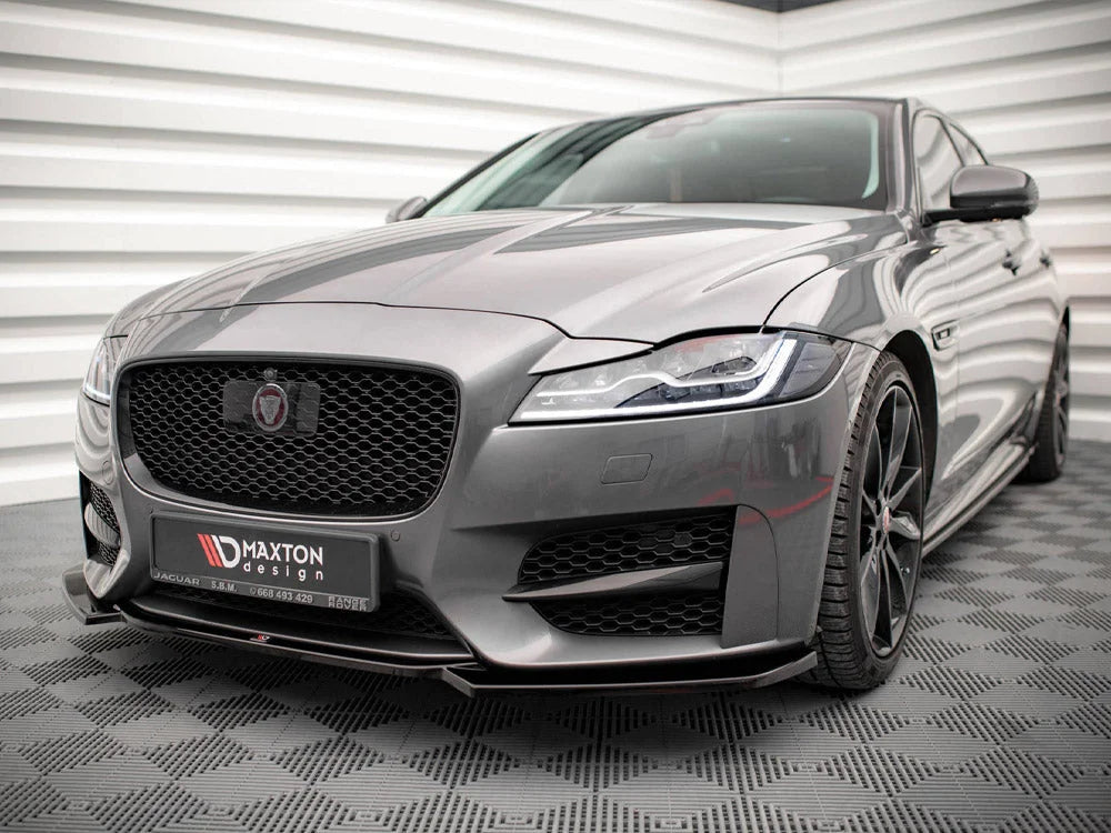 Maxton Design Front Splitter V.1 Jaguar XF R-sport MK2 15-20