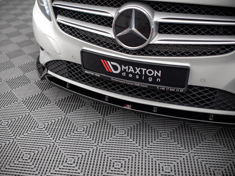 Maxton Design Front Splitter V.1 Mercedes A W176 12-15