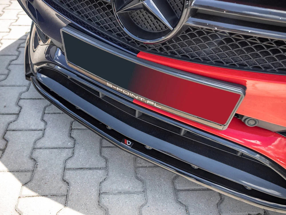 Maxton Design Front Splitter V.1 Mercedes A45 AERO W176 Facelift 14-18