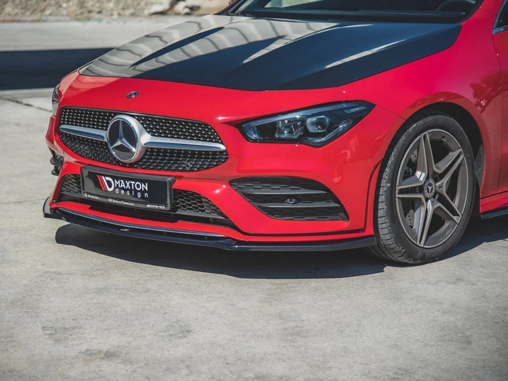 Maxton Design Front Splitter V.1 Mercedes-benz CLA A35 AMG Amg-line C118