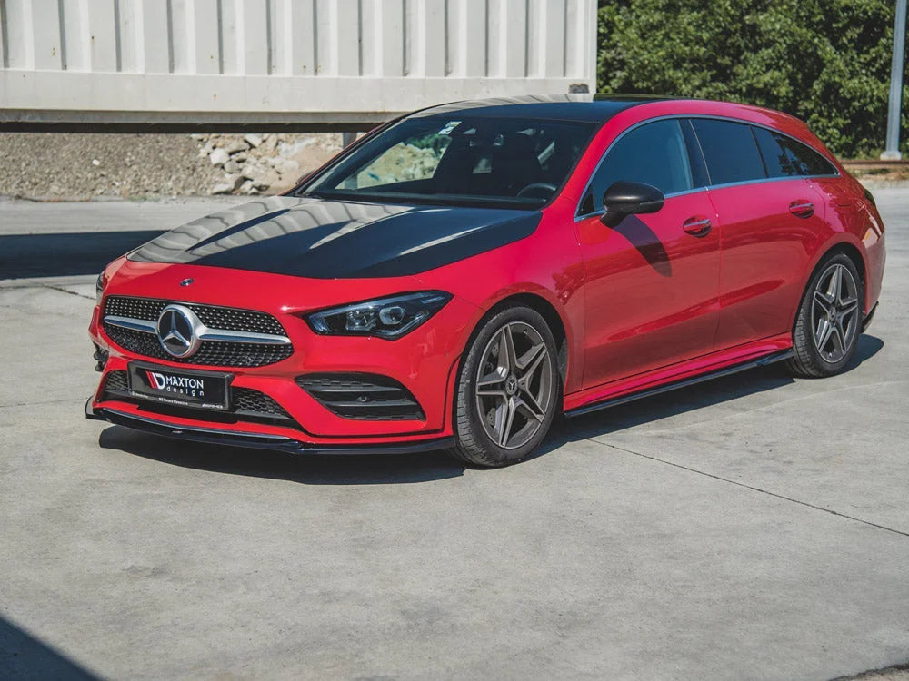 Maxton Design Front Splitter V.1 Mercedes-benz CLA A35 AMG Amg-line C118