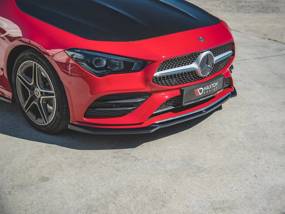 Maxton Design Front Splitter V.1 Mercedes-benz CLA A35 AMG Amg-line C118