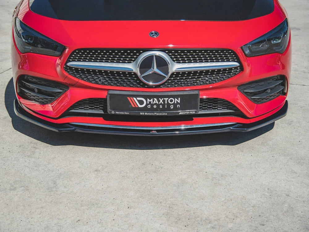 Maxton Design Front Splitter V.1 Mercedes-benz CLA A35 AMG Amg-line C118