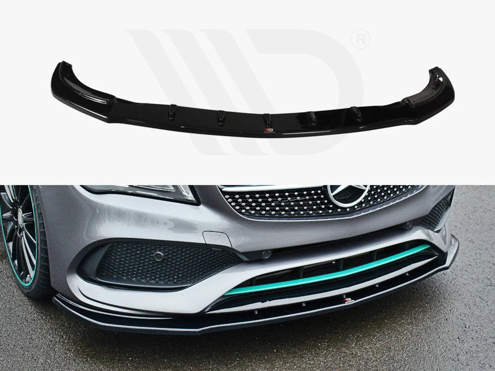 Maxton Design Front Splitter V.1 Mercedes-benz CLA C117 Amg-line Facelift 2017-UP