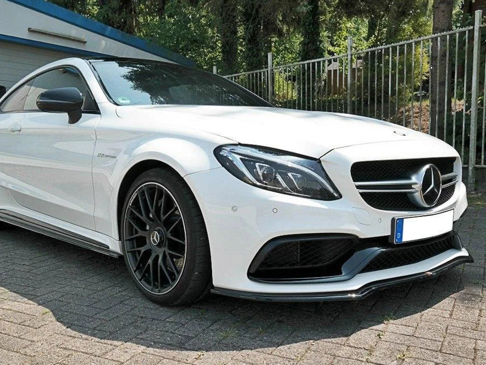 Maxton Design Front Splitter V.1 Mercedes C 205 63 AMG Coupe 15-18