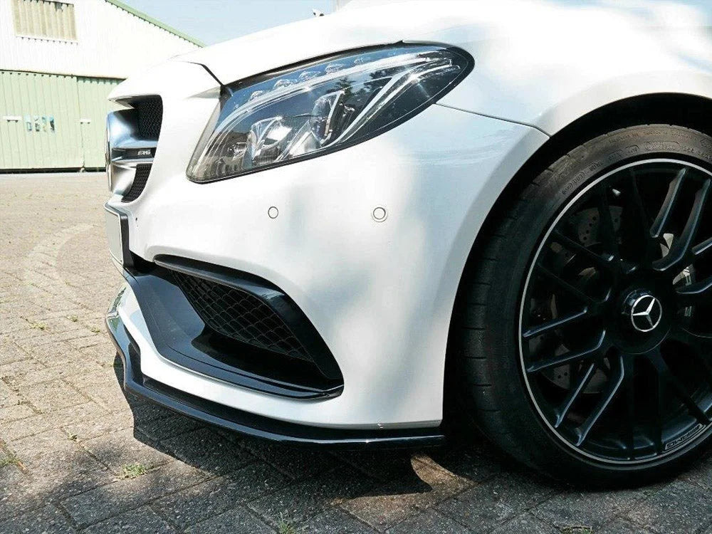 Maxton Design Front Splitter V.1 Mercedes C 205 63 AMG Coupe 15-18