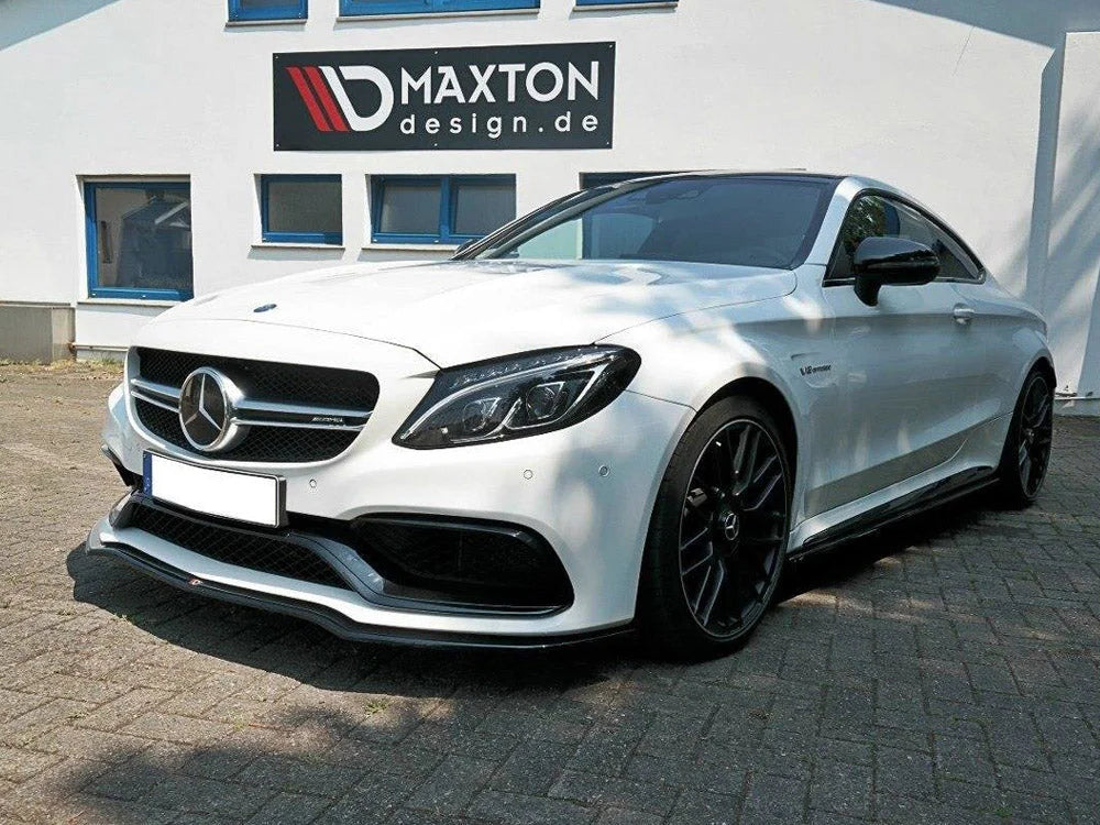 Maxton Design Front Splitter V.1 Mercedes C 205 63 AMG Coupe 15-18