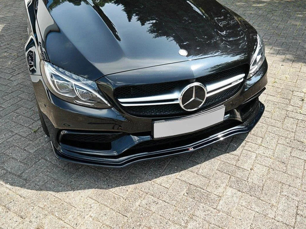Maxton Design Front Splitter V.1 Mercedes C-class S205 63 AMG Estate 15-18