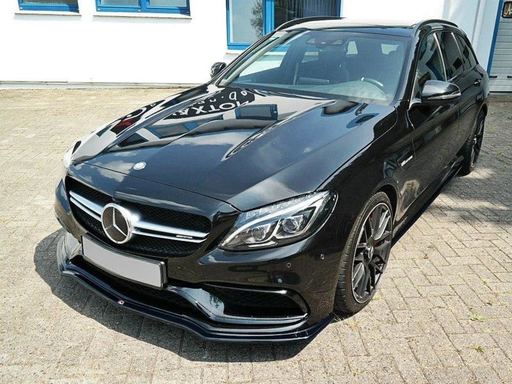 Maxton Design Front Splitter V.1 Mercedes C-class S205 63 AMG Estate 15-18