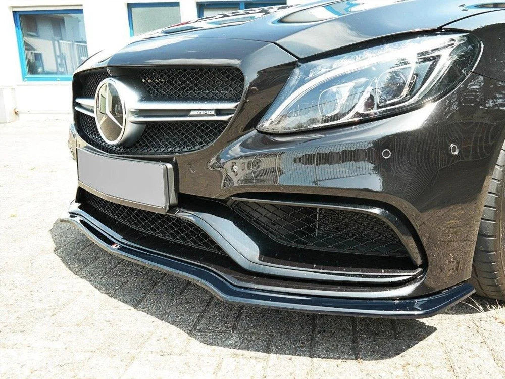 Maxton Design Front Splitter V.1 Mercedes C-class S205 63 AMG Estate 15-18