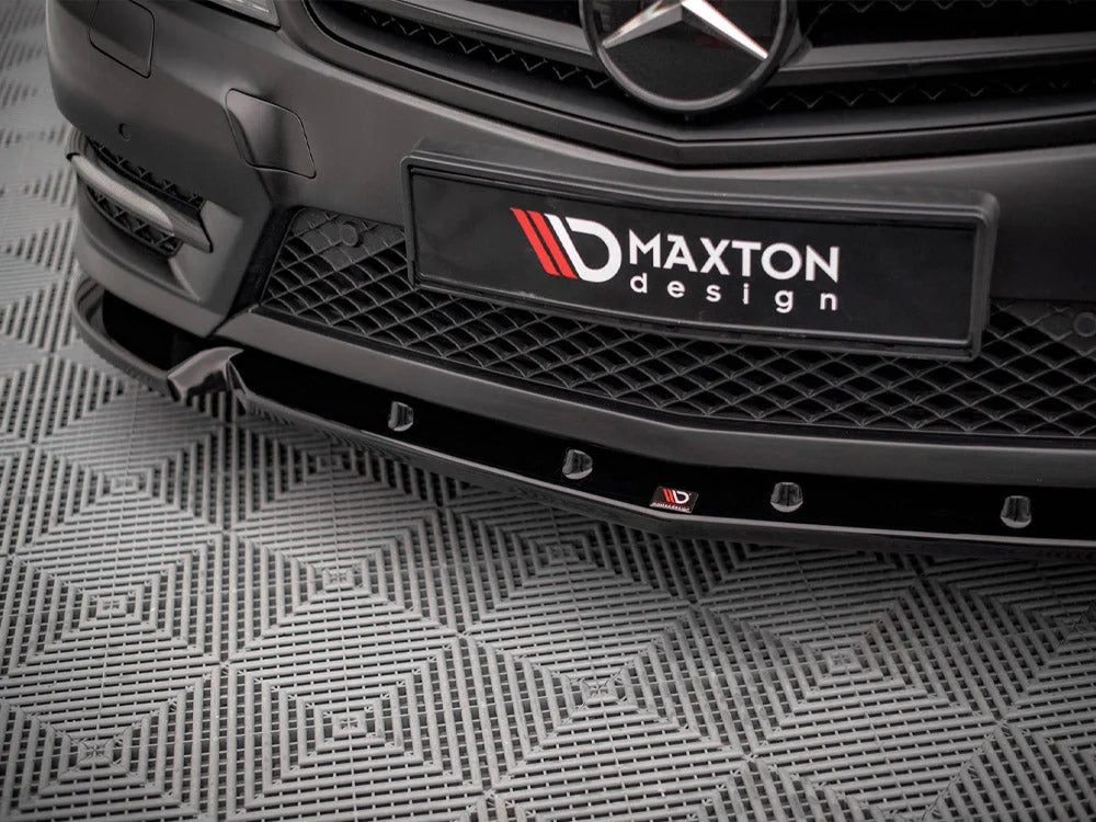 Maxton Design Front Splitter V.1 Mercedes C Coupe AMG-Line C204