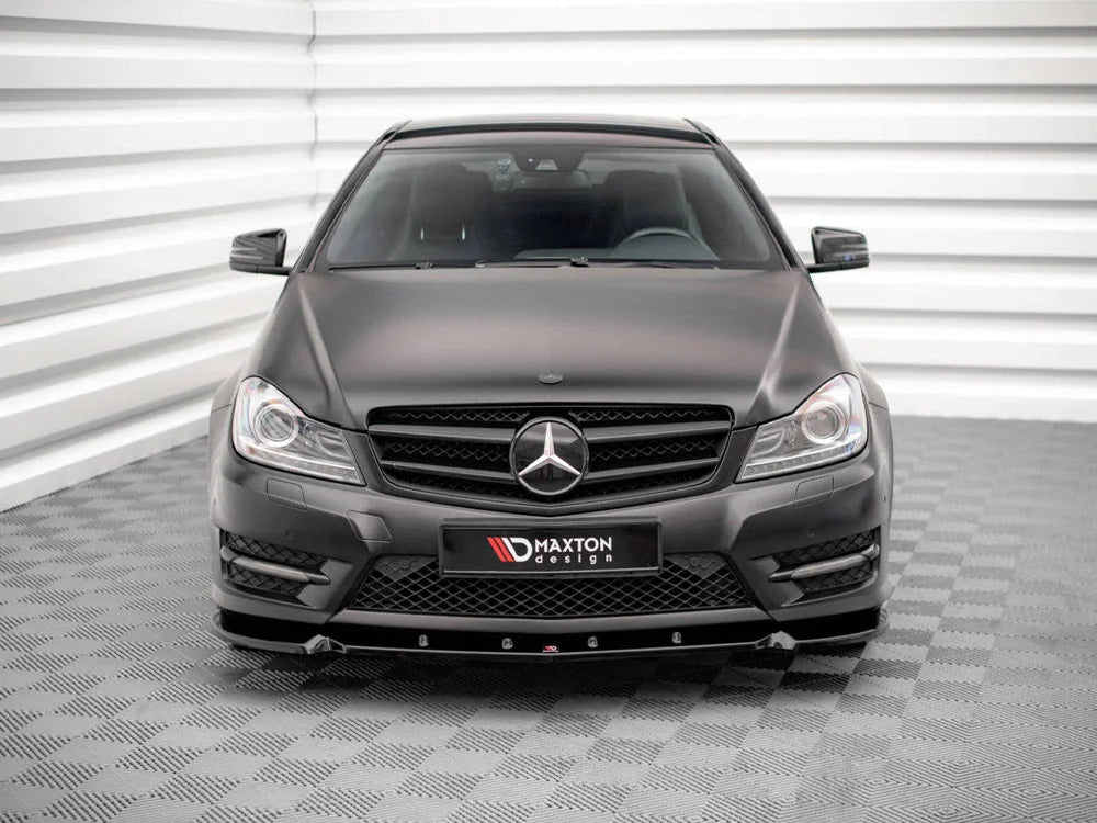 Maxton Design Front Splitter V.1 Mercedes C Coupe AMG-Line C204