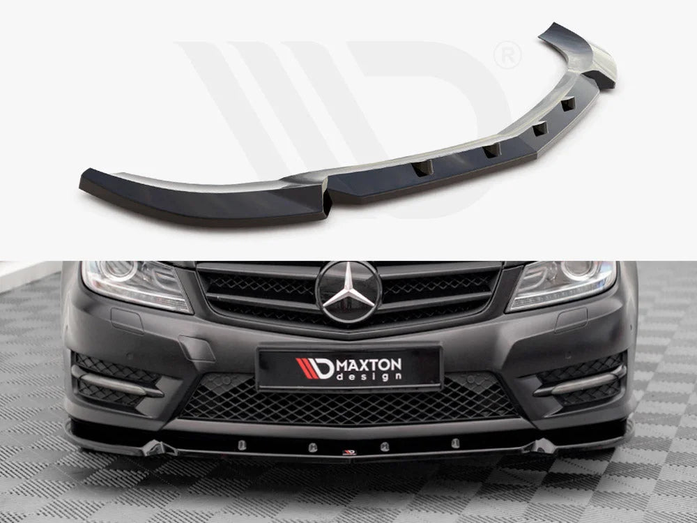 Maxton Design Front Splitter V.1 Mercedes C Coupe AMG-Line C204