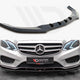 Maxton Design Front Splitter V.1 Mercedes E Amg-line Sedan W212 Facelift 12-16