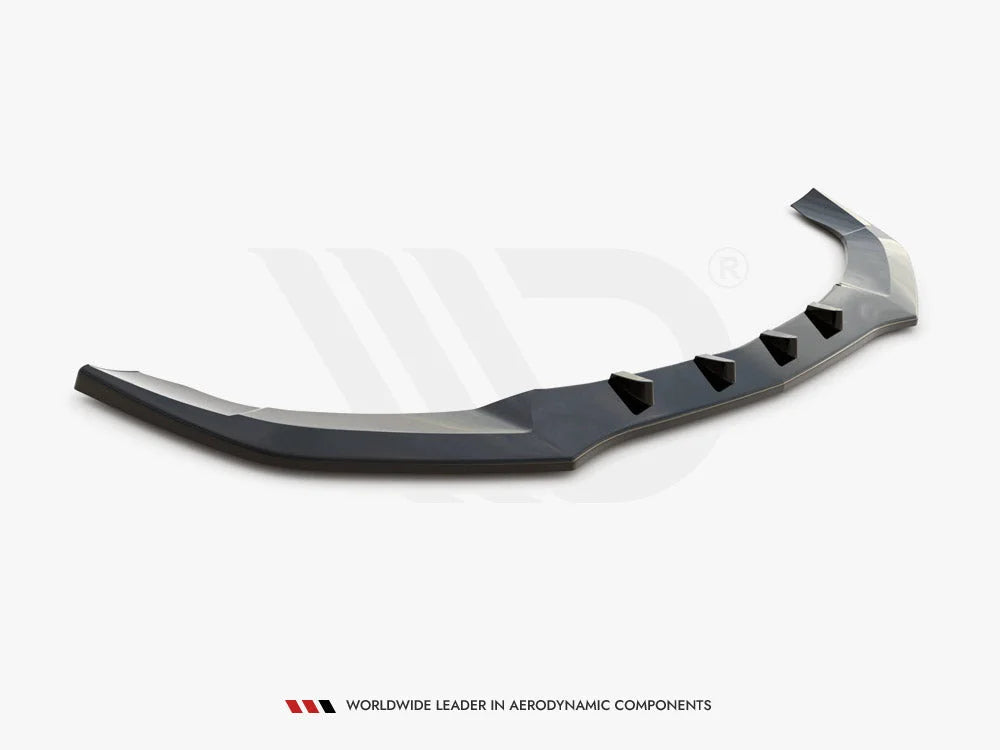 Maxton Design Front Splitter V.1 Mercedes E Amg-line Sedan W212 Facelift 12-16