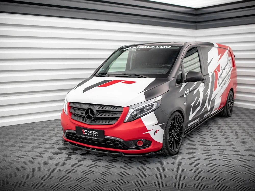 Maxton Design Front Splitter V.1 Mercedes VITO W447 Facelift 2020-