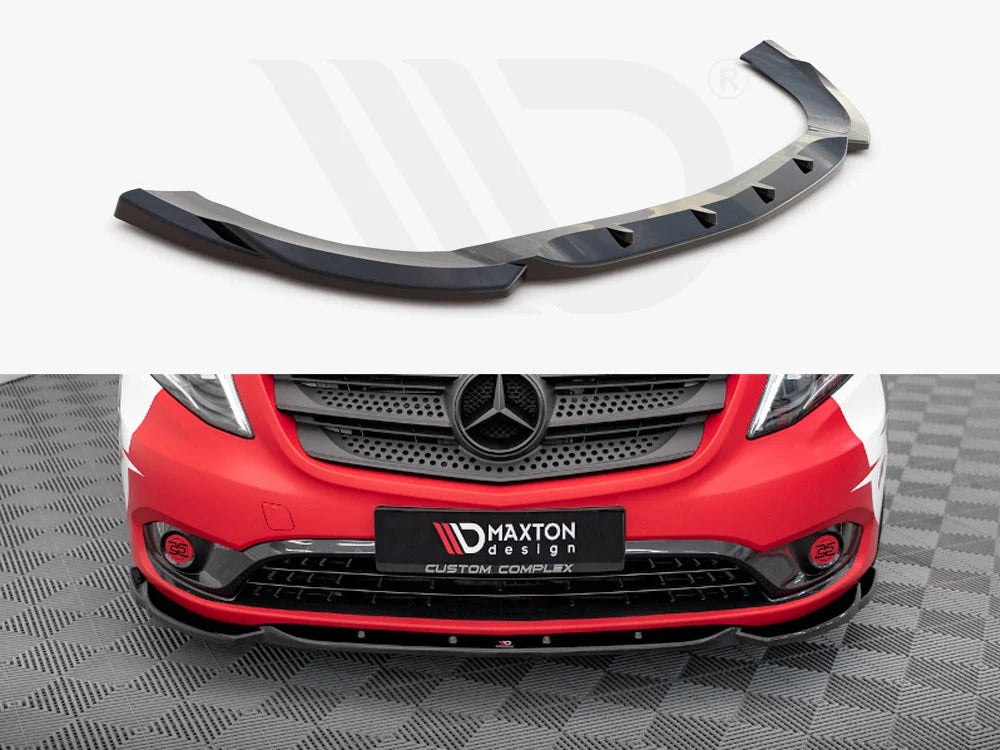 Maxton Design Front Splitter V.1 Mercedes VITO W447 Facelift 2020-