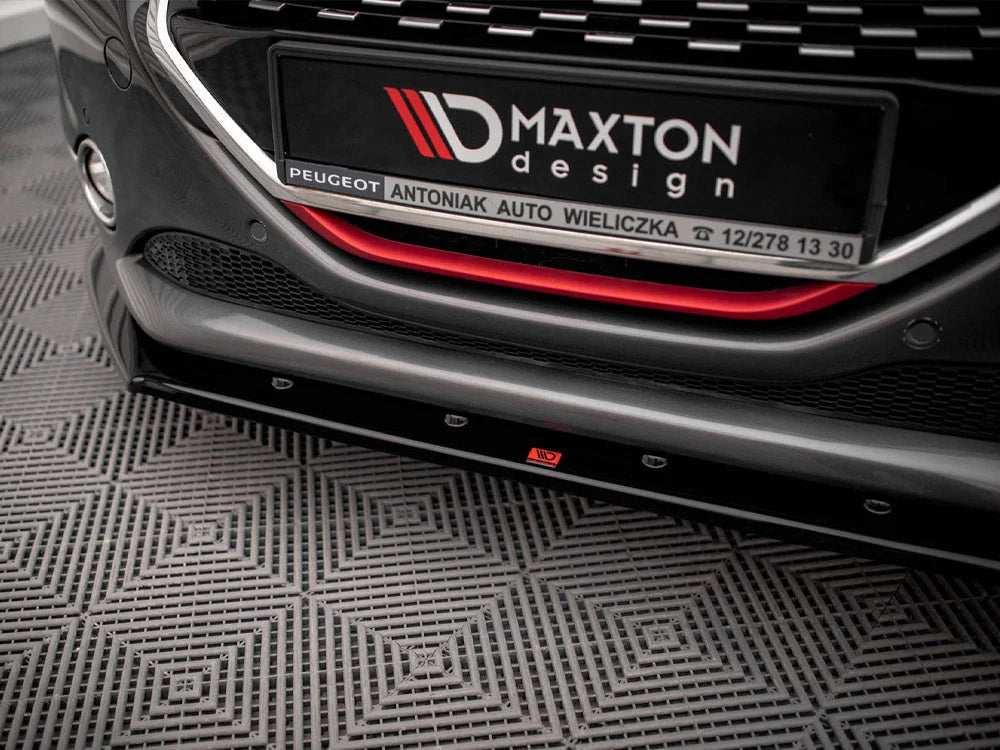 Maxton Design Front Splitter V.1 Peugeot 208 GTI MK1