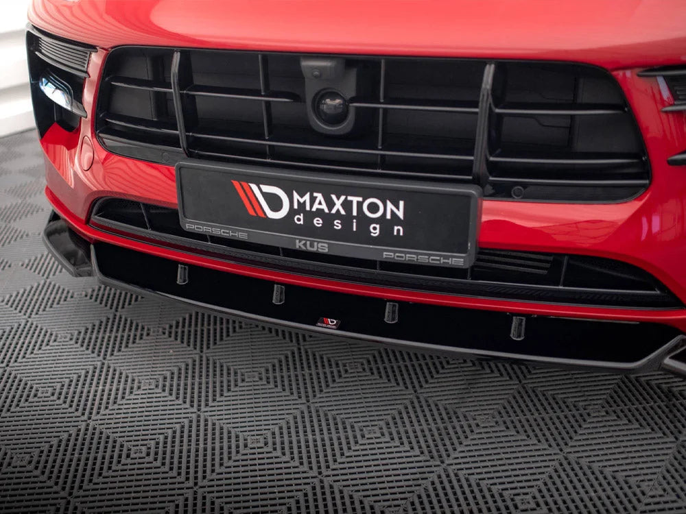 Maxton Design Front Splitter V.1 Porsche Macan Mk1 Facelift