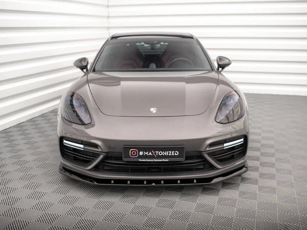 Maxton Design Front Splitter V.1 Porsche Panamera E-Hybrid 971