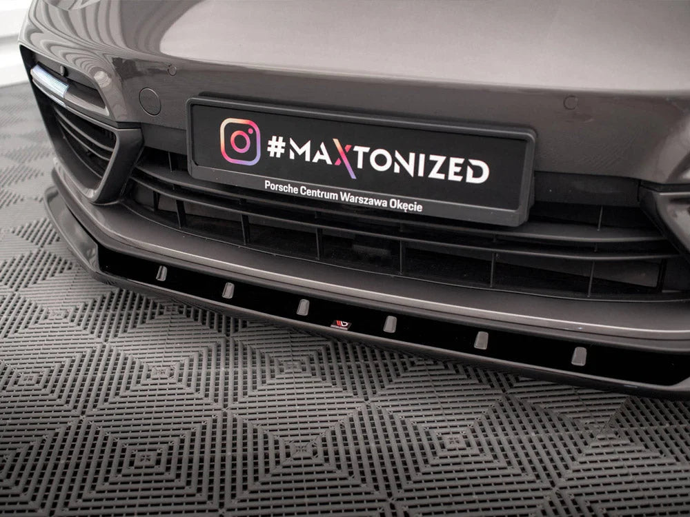 Maxton Design Front Splitter V.1 Porsche Panamera E-Hybrid 971