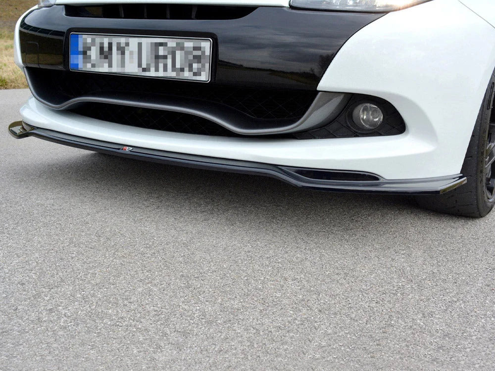 Maxton Design Front Splitter V.1 Renault CLIO MK3 RS Facelift 09-12