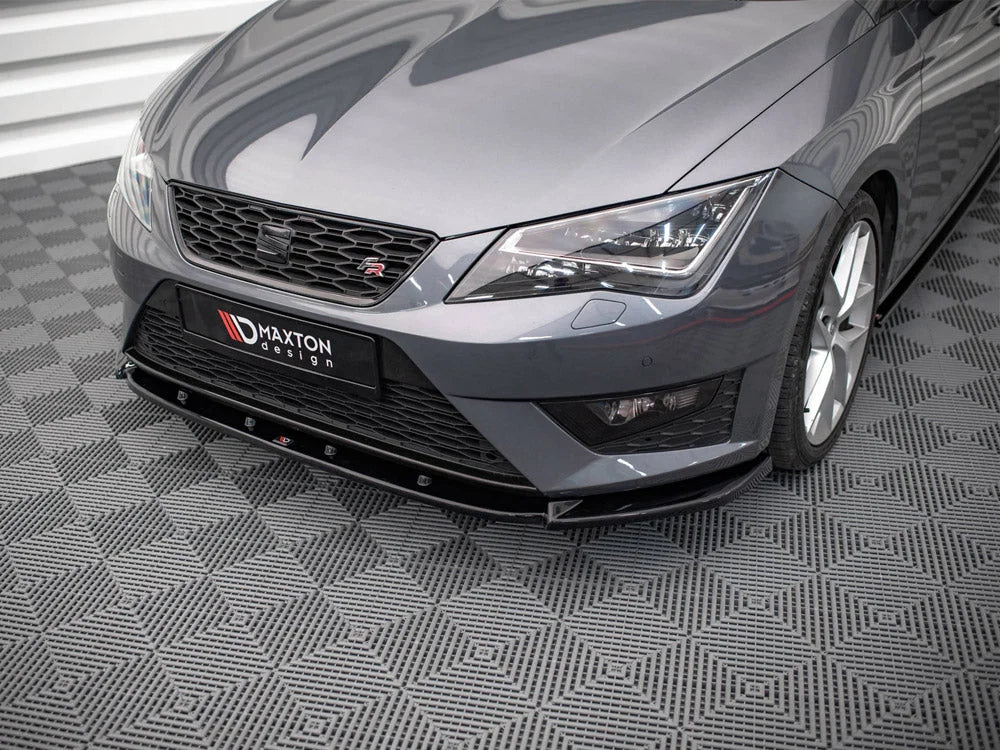 Maxton Design Front Splitter V.1 Seat Leon FR Cupra MK3 12-16