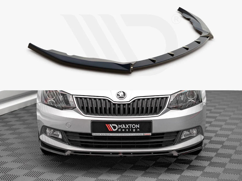 Maxton Design Front Splitter V.1 Skoda Fabia MK3 14-19
