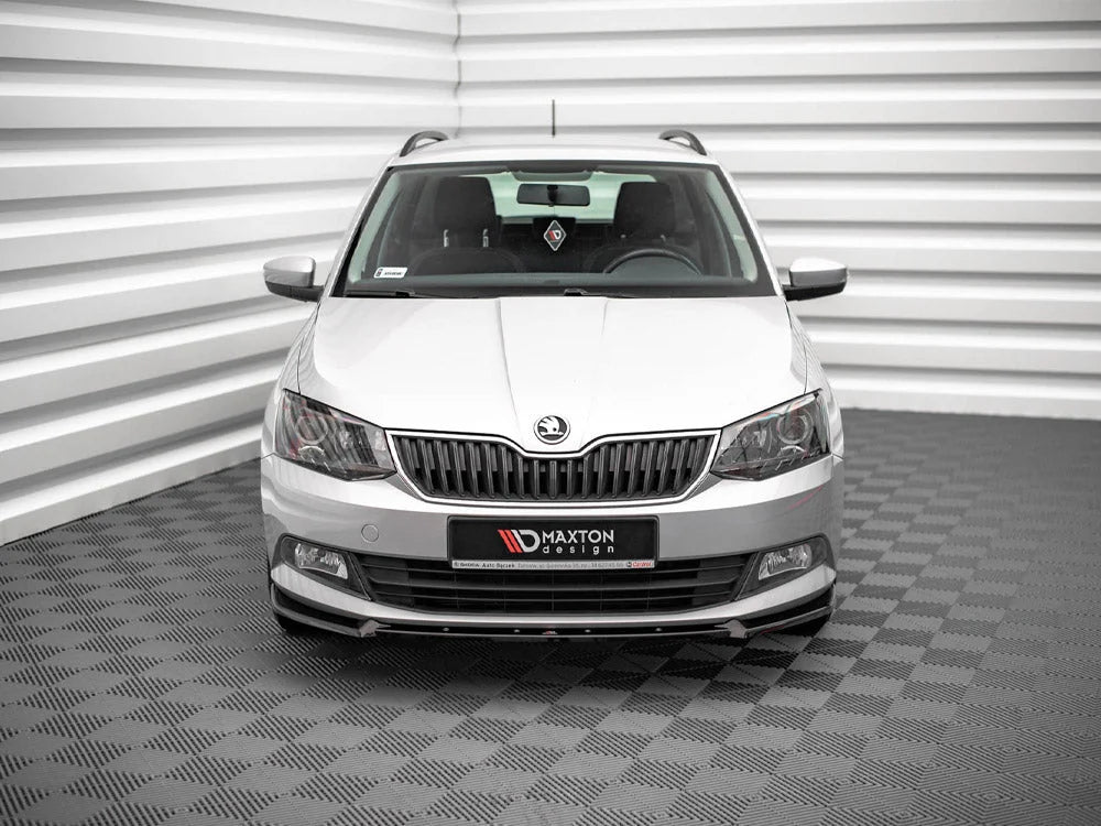 Maxton Design Front Splitter V.1 Skoda Fabia MK3 14-19