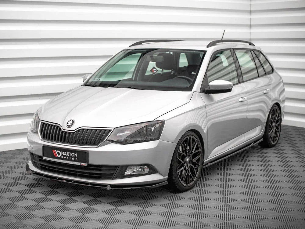 Maxton Design Front Splitter V.1 Skoda Fabia MK3 14-19