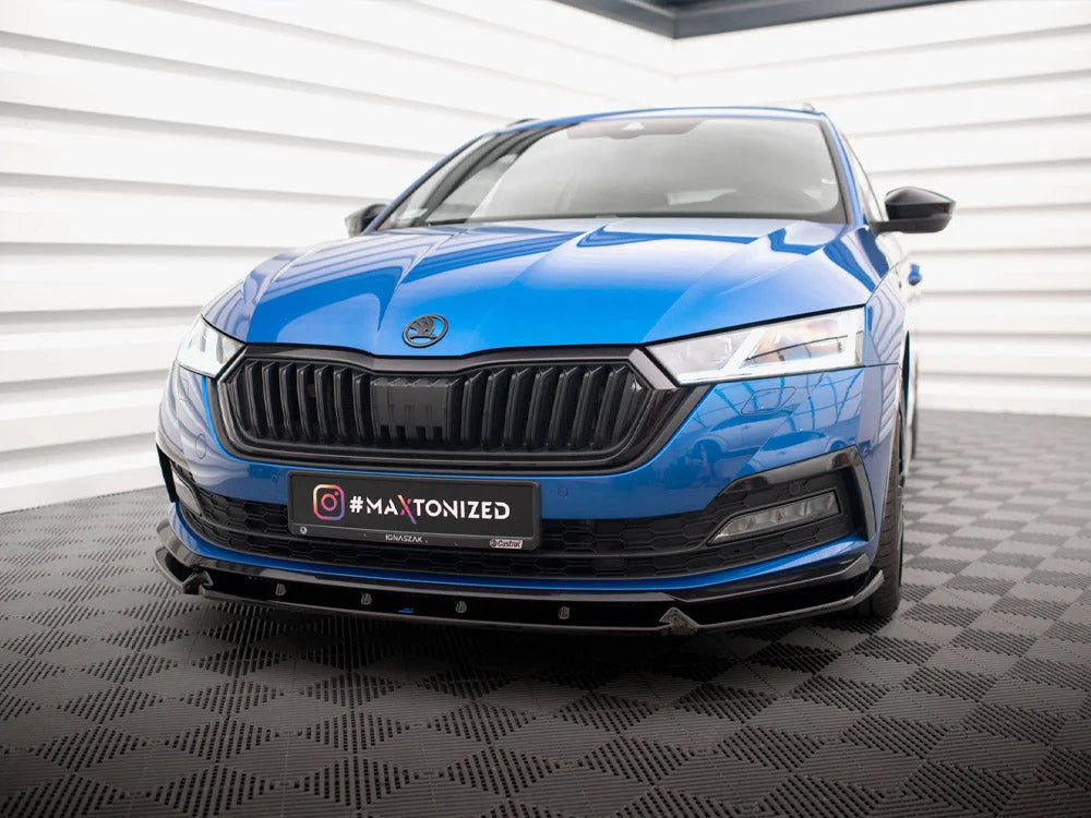 Maxton Design Front Splitter V.1 Skoda Octavia Sportline Mk4