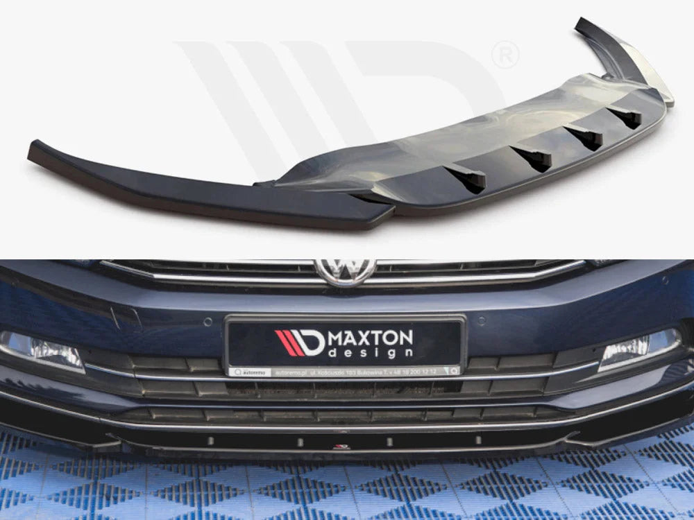 Maxton Design Front Splitter V.1 Volkswagen Passat B8 15-19