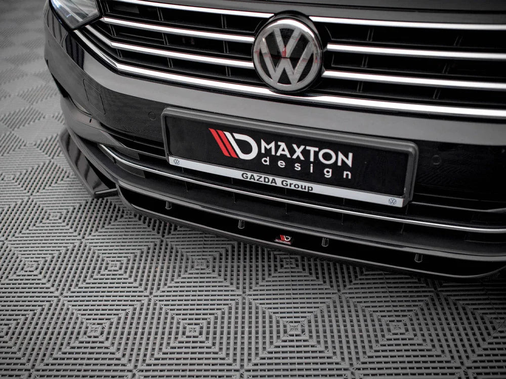 Maxton Design Front Splitter V.1 Volkswagen Passat B8 Facelift 2019-