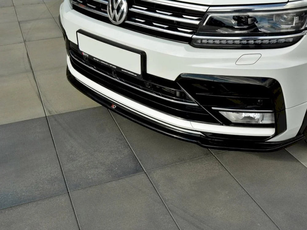 Maxton Design Front Splitter V.1 Volkswagen Tiguan MK 2 R-line 15-19