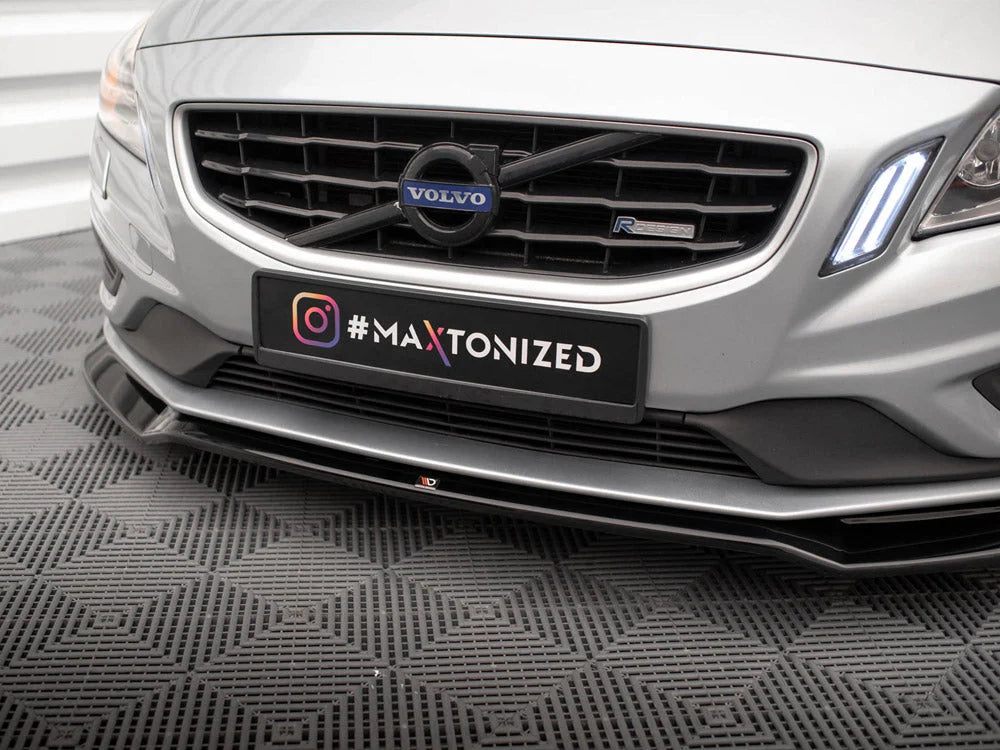 Maxton Design Front Splitter V.1 Volvo S60 R-Design Mk2
