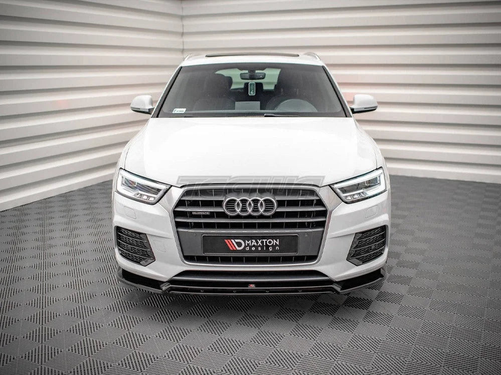 Maxton Design Front Splitter V.2 Audi Q3 8U Facelift 14-18