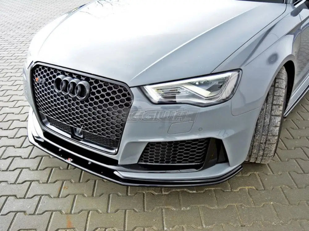 Maxton Design Front Splitter V.2 Audi RS3 8VA Sportback Pre-facelift 15-16