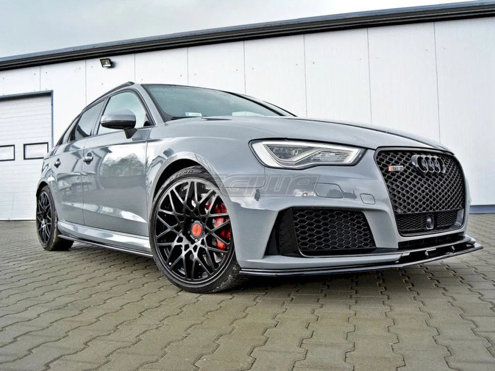 Maxton Design Front Splitter V.2 Audi RS3 8VA Sportback Pre-facelift 15-16
