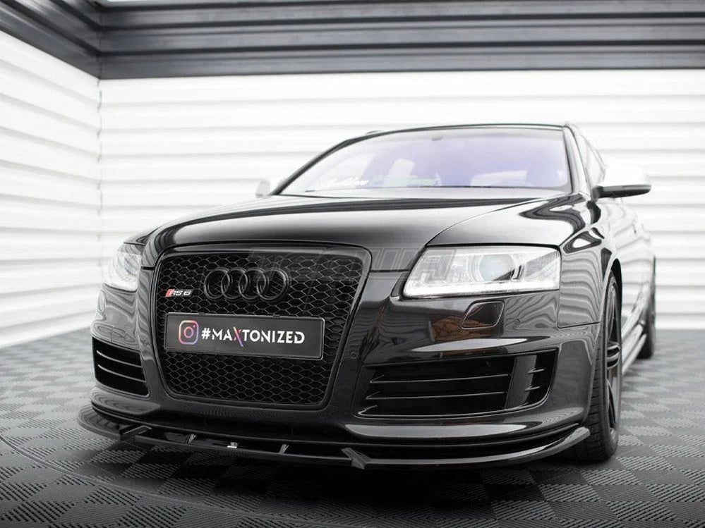 Maxton Design Front Splitter V.2 Audi RS6 Avant C6