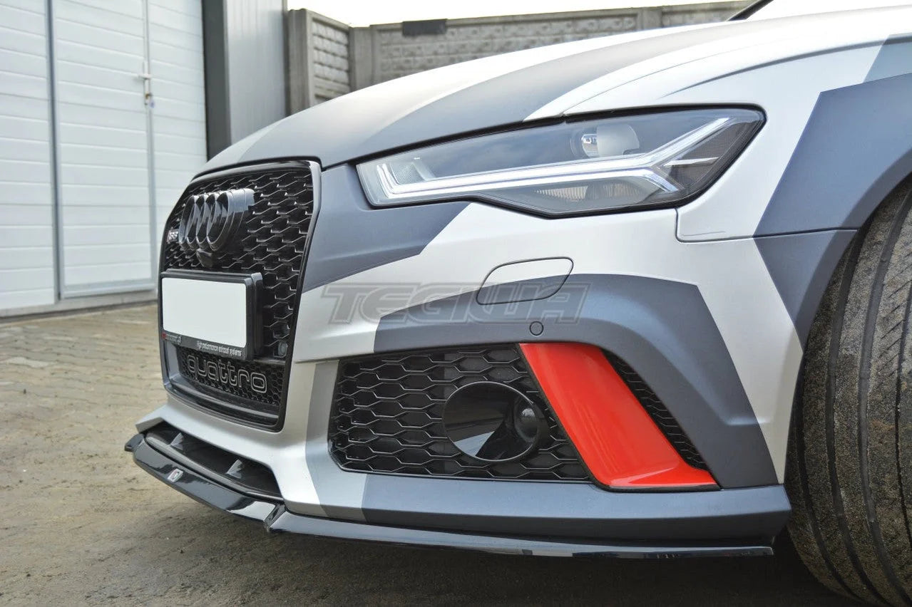 Maxton Design Front Splitter V.2 Audi RS6 C7 2013-UP