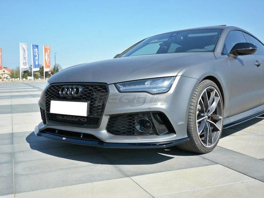 Maxton Design Front Splitter V.2 Audi RS7 C7 Facelift 14-17