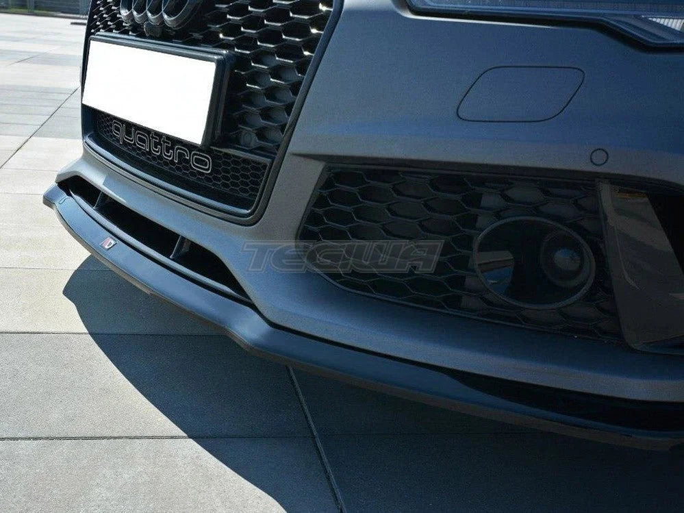 Maxton Design Front Splitter V.2 Audi RS7 C7 Facelift 14-17