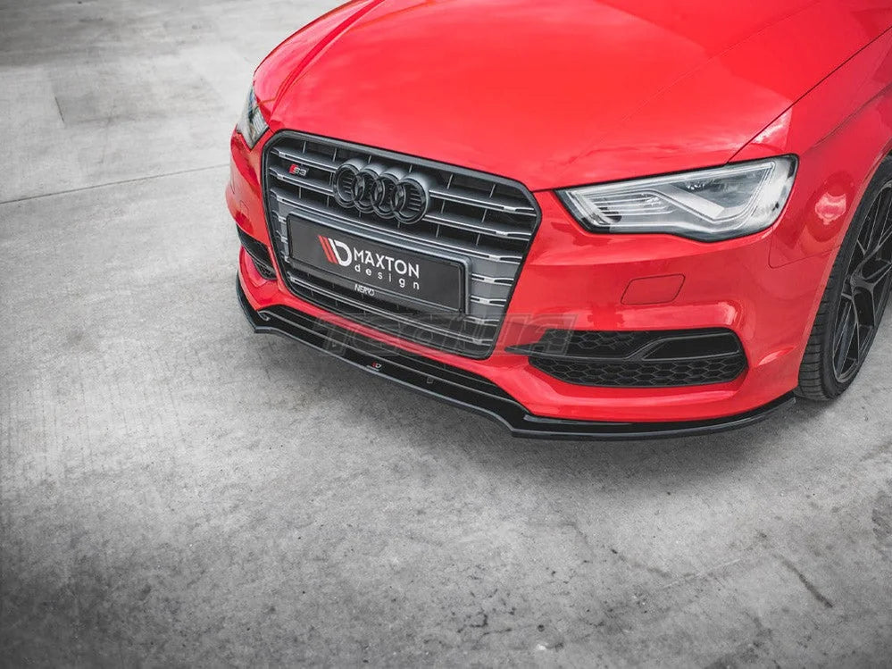 Maxton Design Front Splitter V.2 Audi S3 A3 S-line 8V Sedan Cabrio 13-16