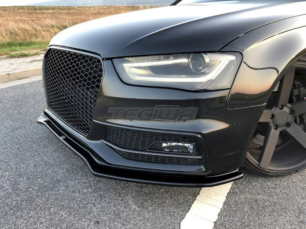 Maxton Design Front Splitter V.2 Audi S4 B8 A4 B8 S-line Facelift