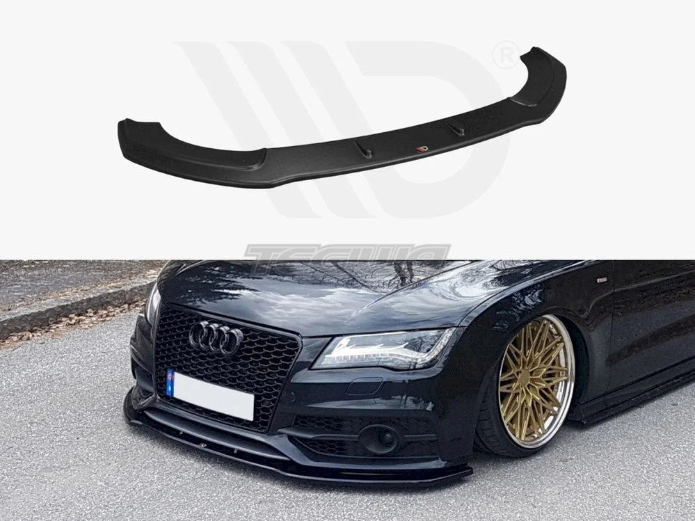 Maxton Design Front Splitter V.2 Audi S7 A7 S-line C7 10-14