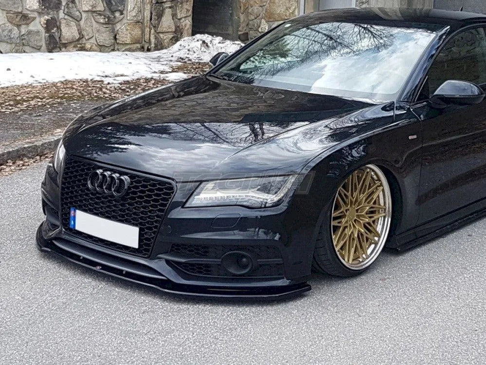 Maxton Design Front Splitter V.2 Audi S7 A7 S-line C7 10-14